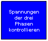 Flussdiagramm: Prozess: Spannungen der drei Phasen kontrollieren
